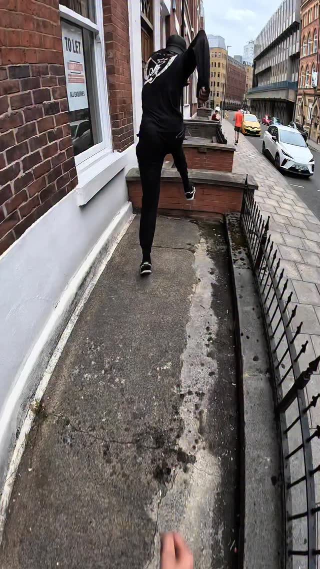 Caught the right guy #adammarr #parkour #pov | Adam Marr | Facebook