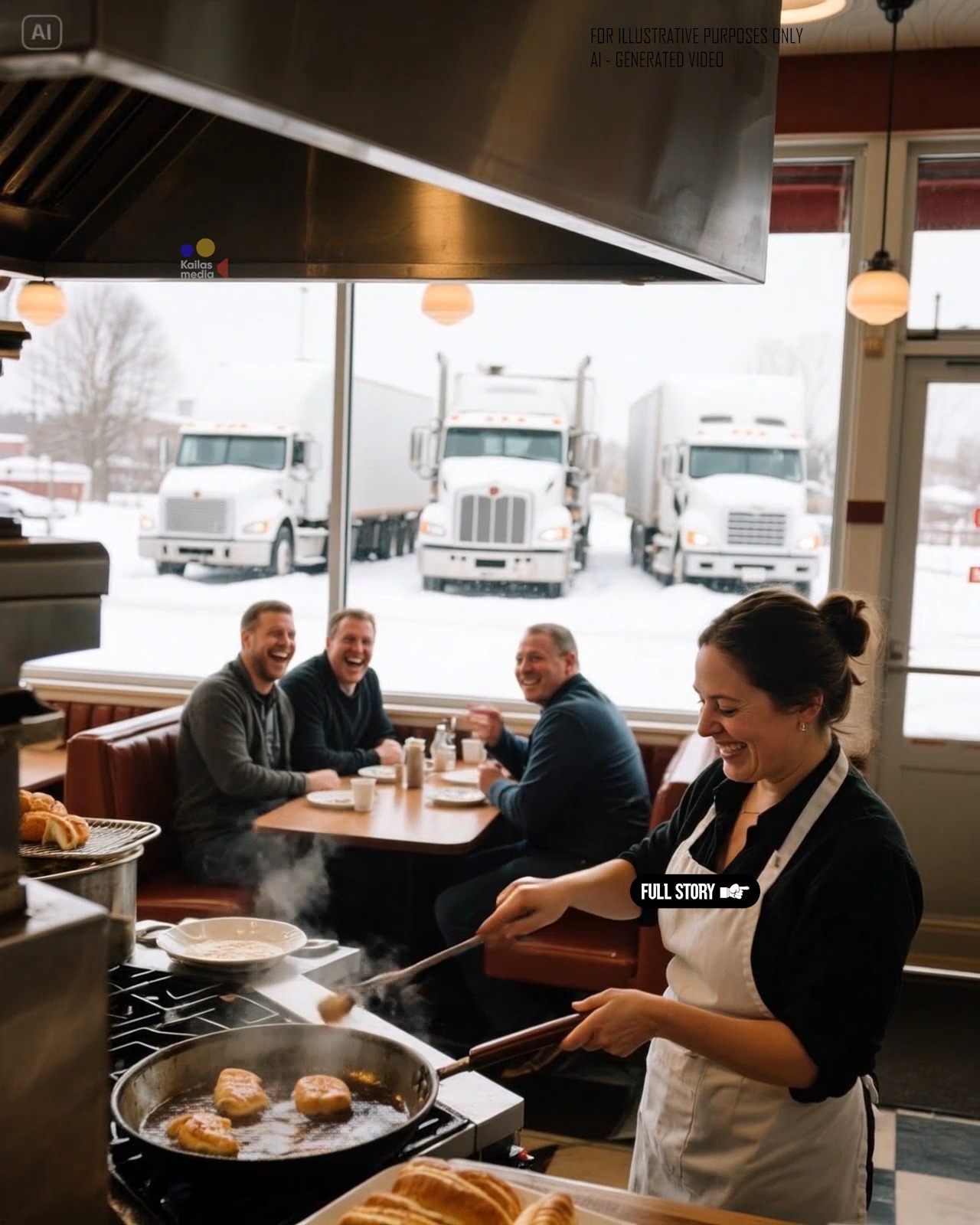 I Opened My Diner During a Blizzard — Hours Later, Twelve Strangers ...
