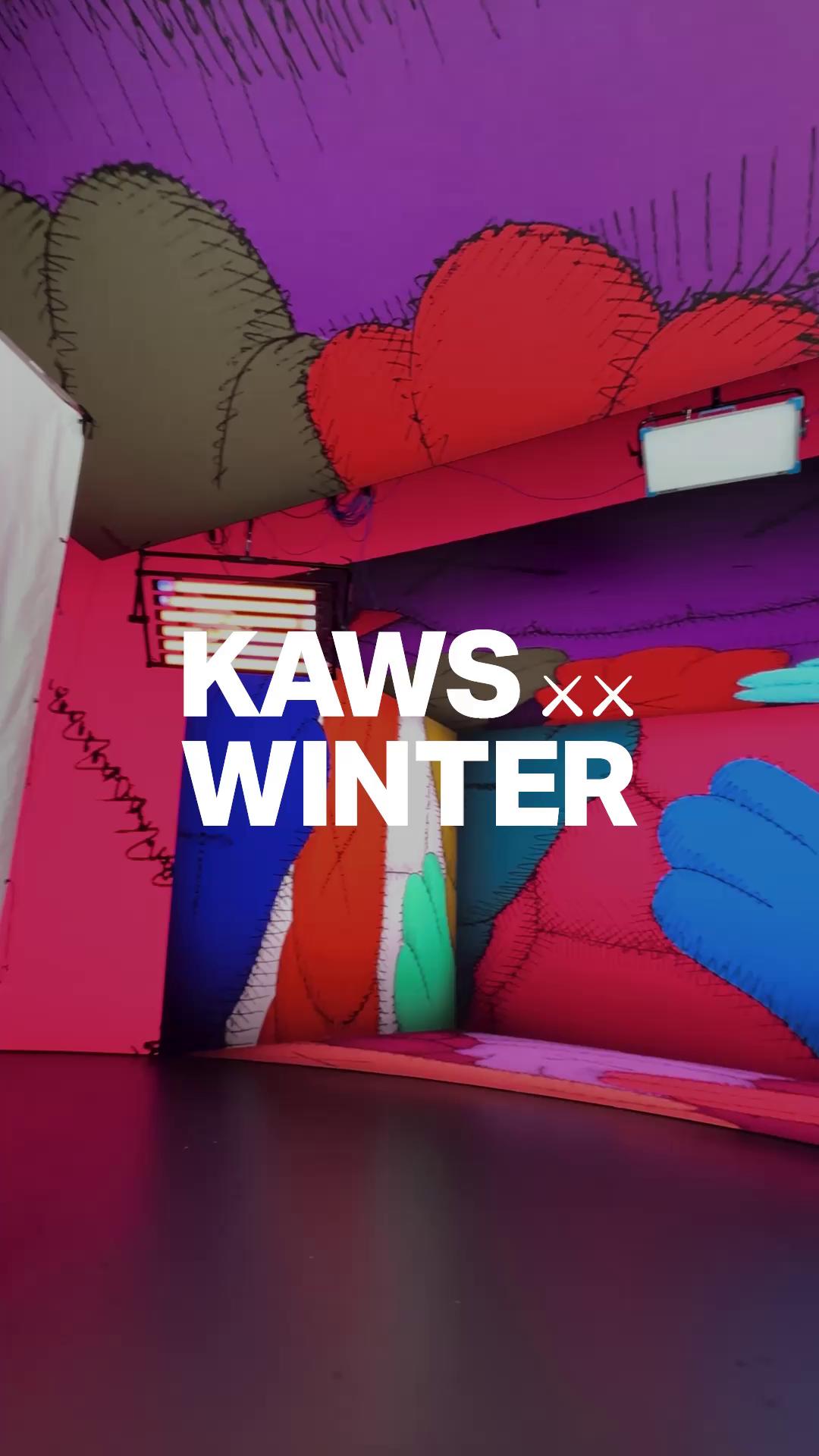 KAWS, behind the scenes. Available now in-store and online. #KAWS