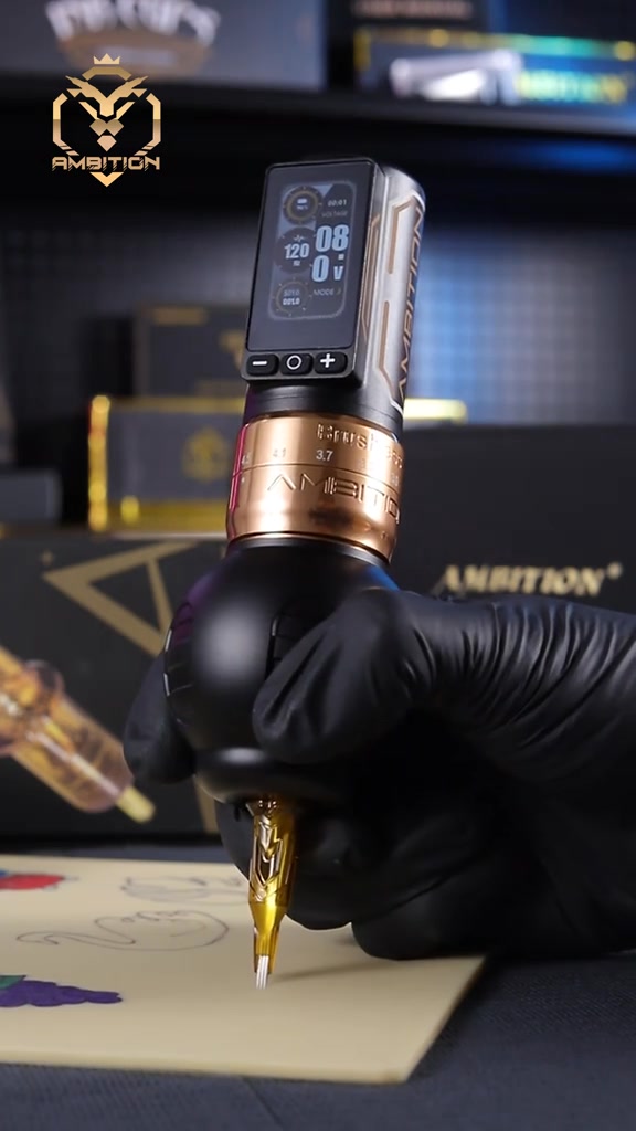 Ambition Ninja Max 280 Wireless Tattoo Machine 👏 Easily adjust