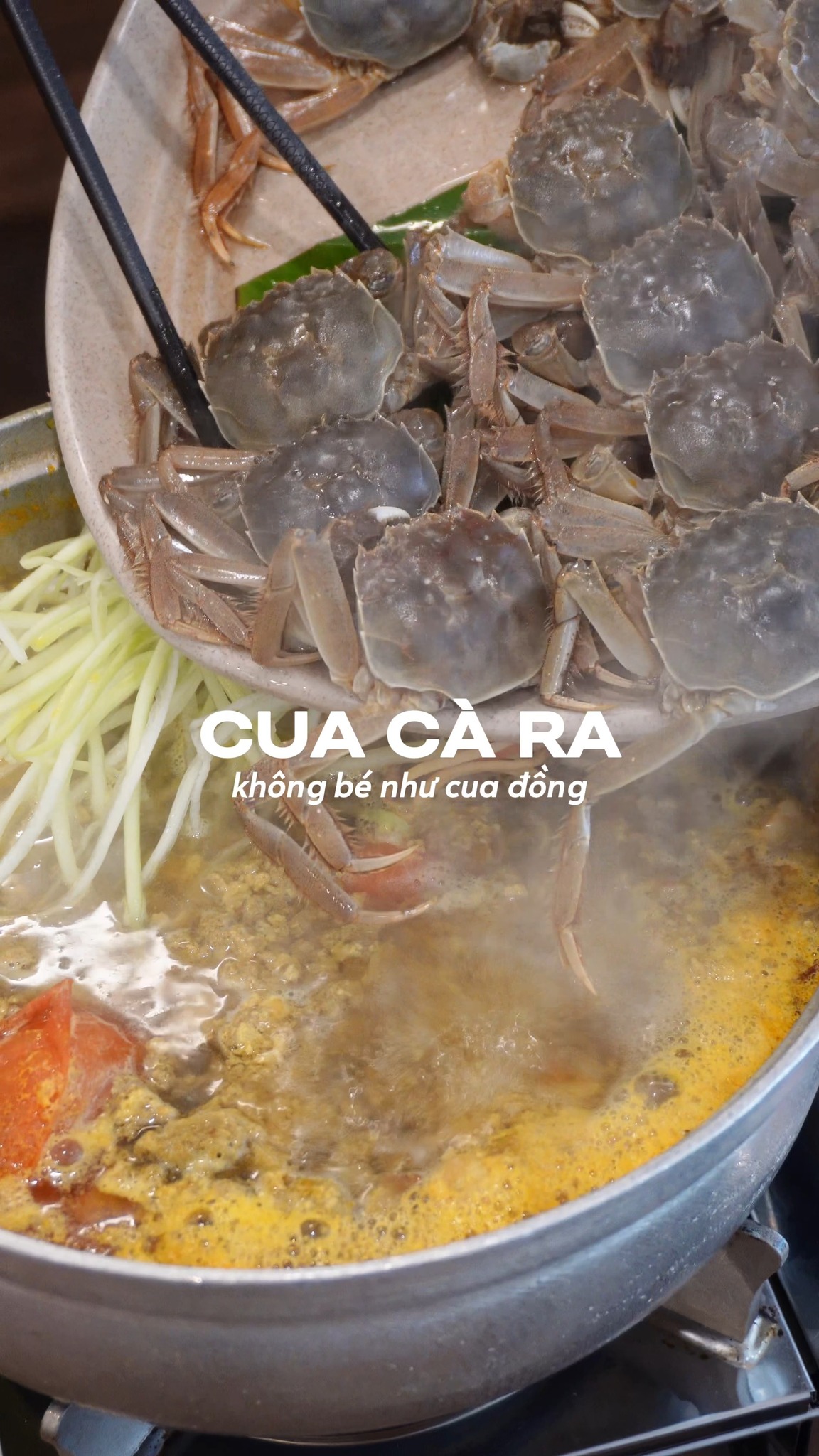 🦀 Với món lẩu cua cà ra đặc sản này, Team Bếp chỉ dùng cua cà ra tươi ...