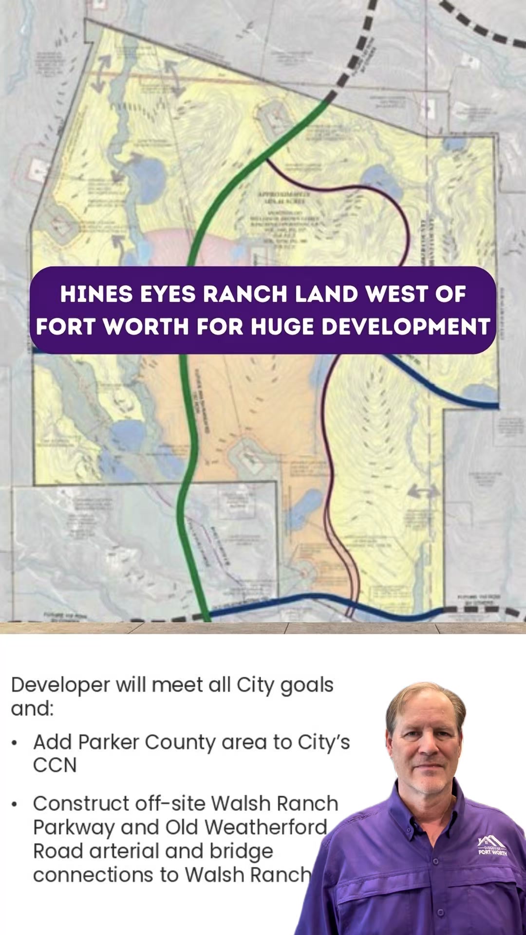 🏡 New growth coming near Walsh Ranch! Houston-based Hines is planning a ...