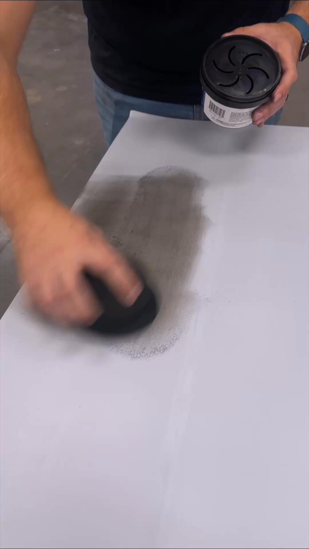 Want a glass-smooth paint job? Use Dry Guide Coat. Powder on, sand down ...