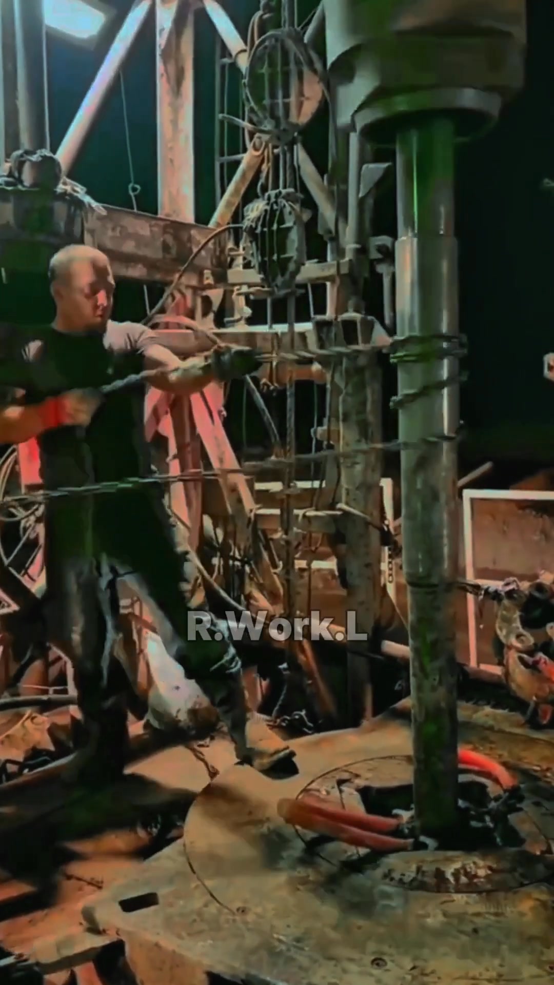 Floorman very Hard Working#rig #ad #drilling #oil #tripping | Rig work ...