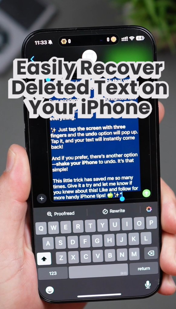 We talk about a handy iPhone hack that allows you to easily undo ...