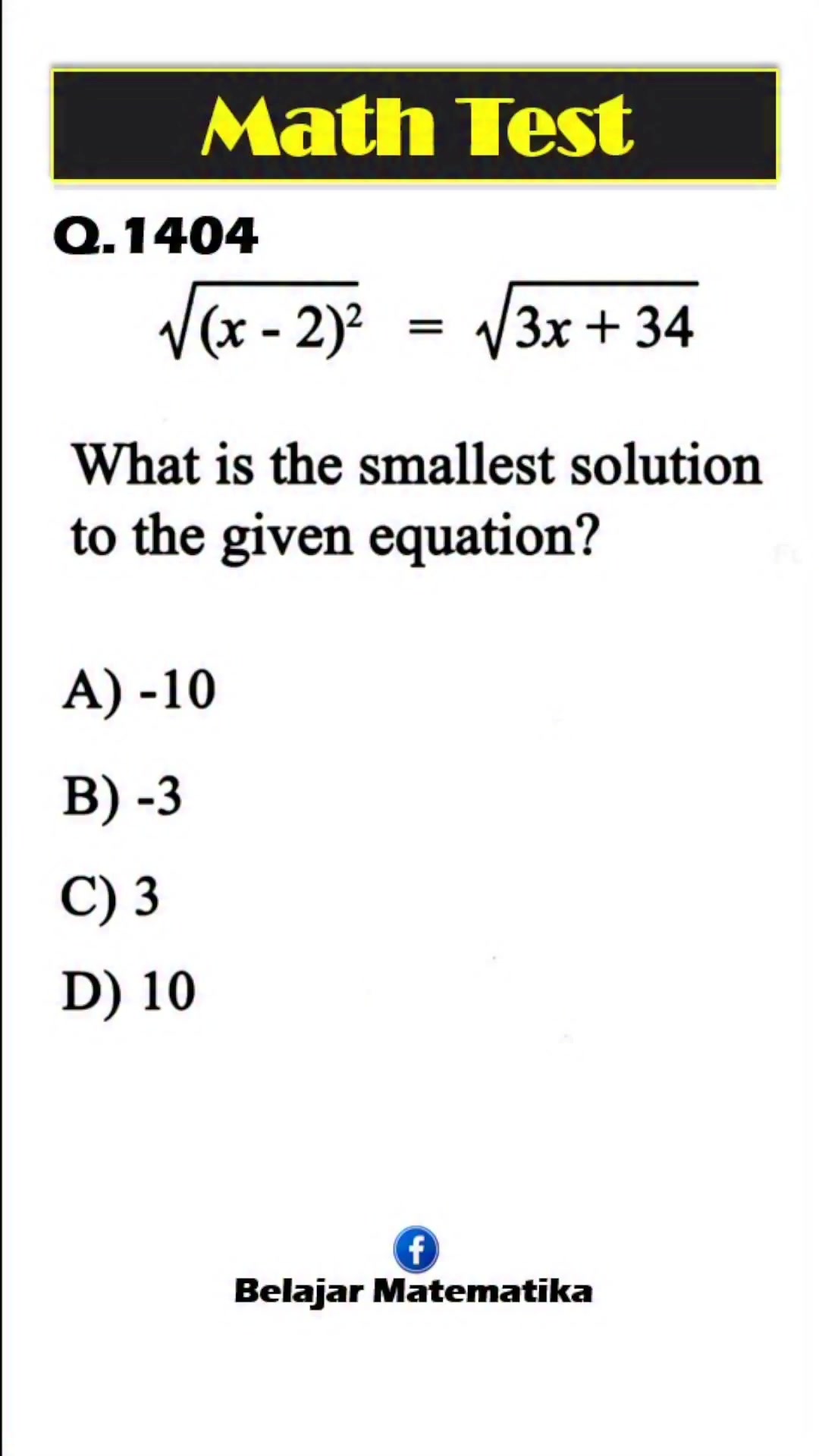 Math Challenge Time 🧮🔥 You’re given... - Belajar Matematika | Facebook