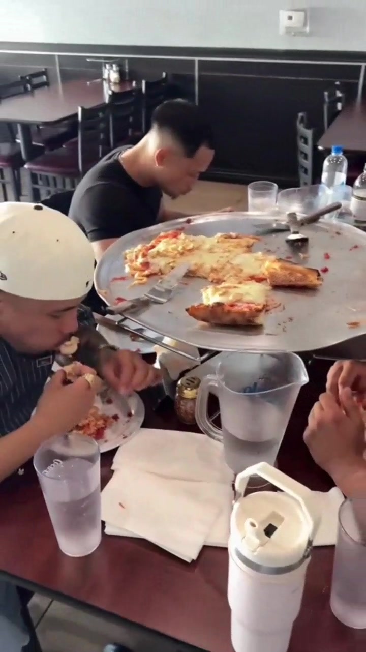 Watching James take part in his first eating challenge in the US was ...