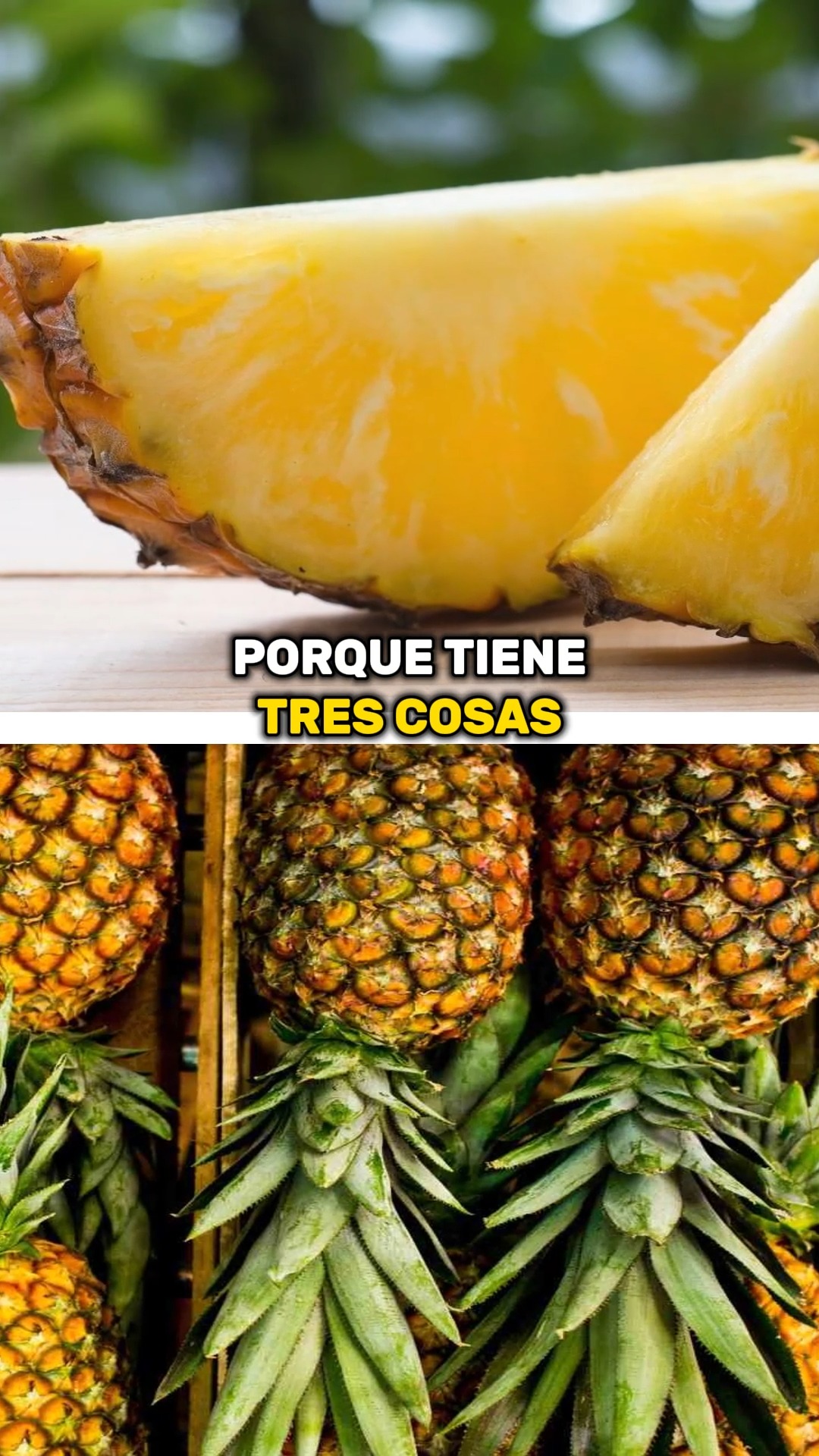 3 beneficios muy buenos de la piña #fitness #nutricion #vidasana # ...