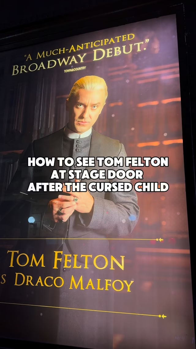 Is there a benefit to trying to get Tom Felton's autograph at the