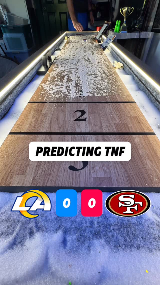 Predicting TNF week 5 🔥 #shuffleboard #nfl #larams #49ers | Ice ...