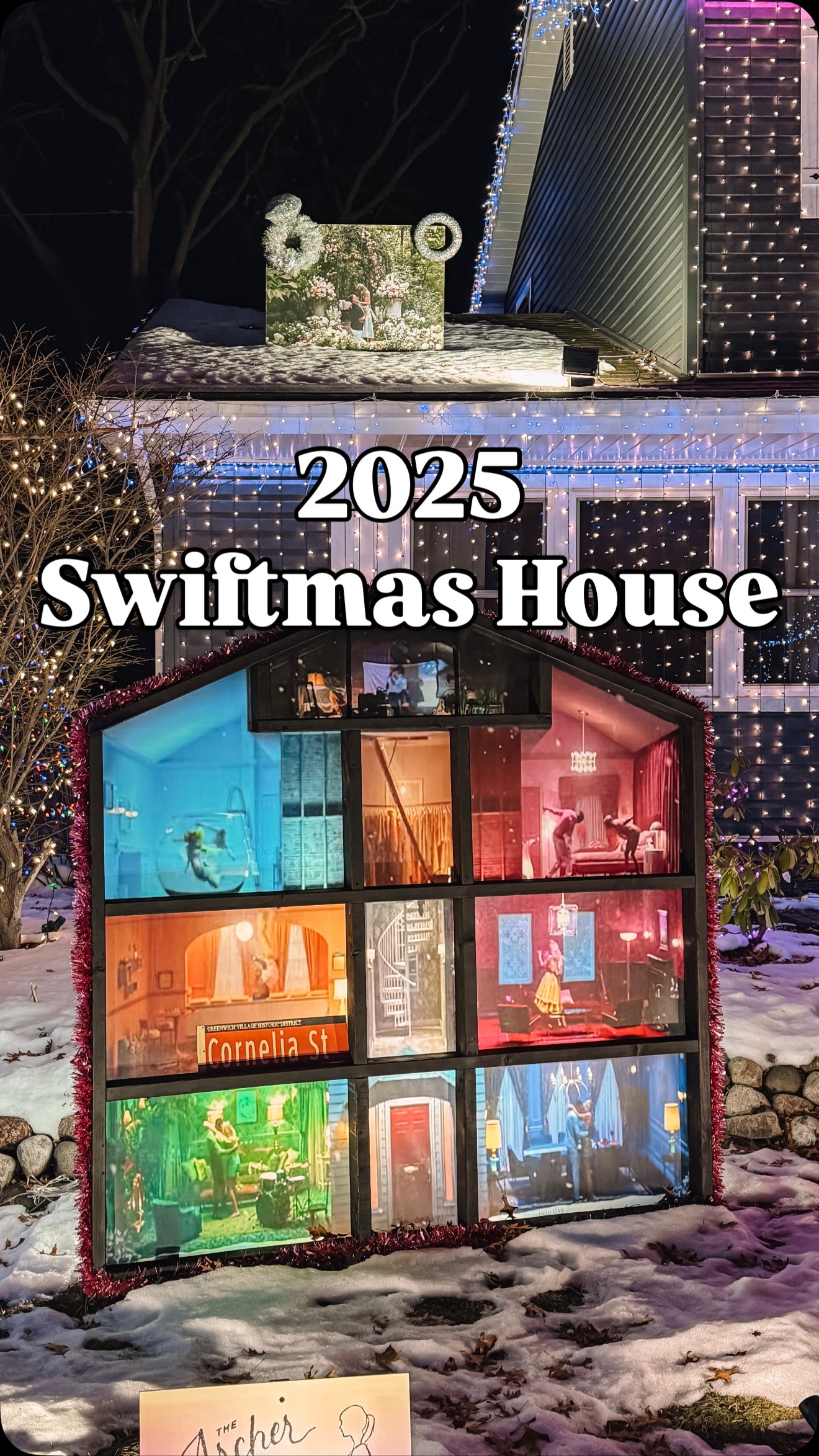 SWIFTMAS HOUSE IS BACK! 🌈 For the third year, this incredibly creative