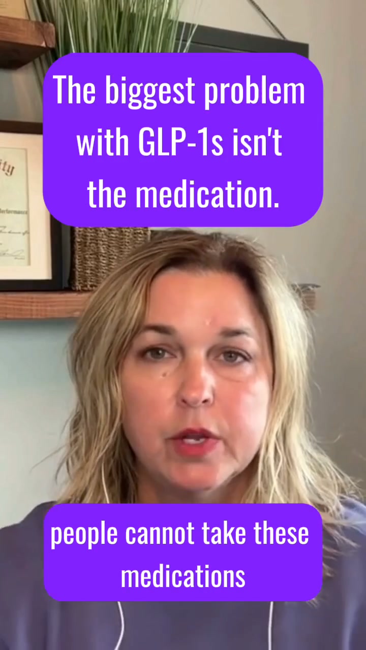 A GLP-1 is a tool, not the whole strategy., One of the biggest concerns I see is people losing weight without protecting their muscle, nutrition, metabolism, and long-term habits., If you're 