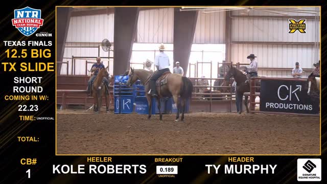 NTR Texas Finals Produced by: @ckproductionsandcattle 12.5 Big TX Slide ...