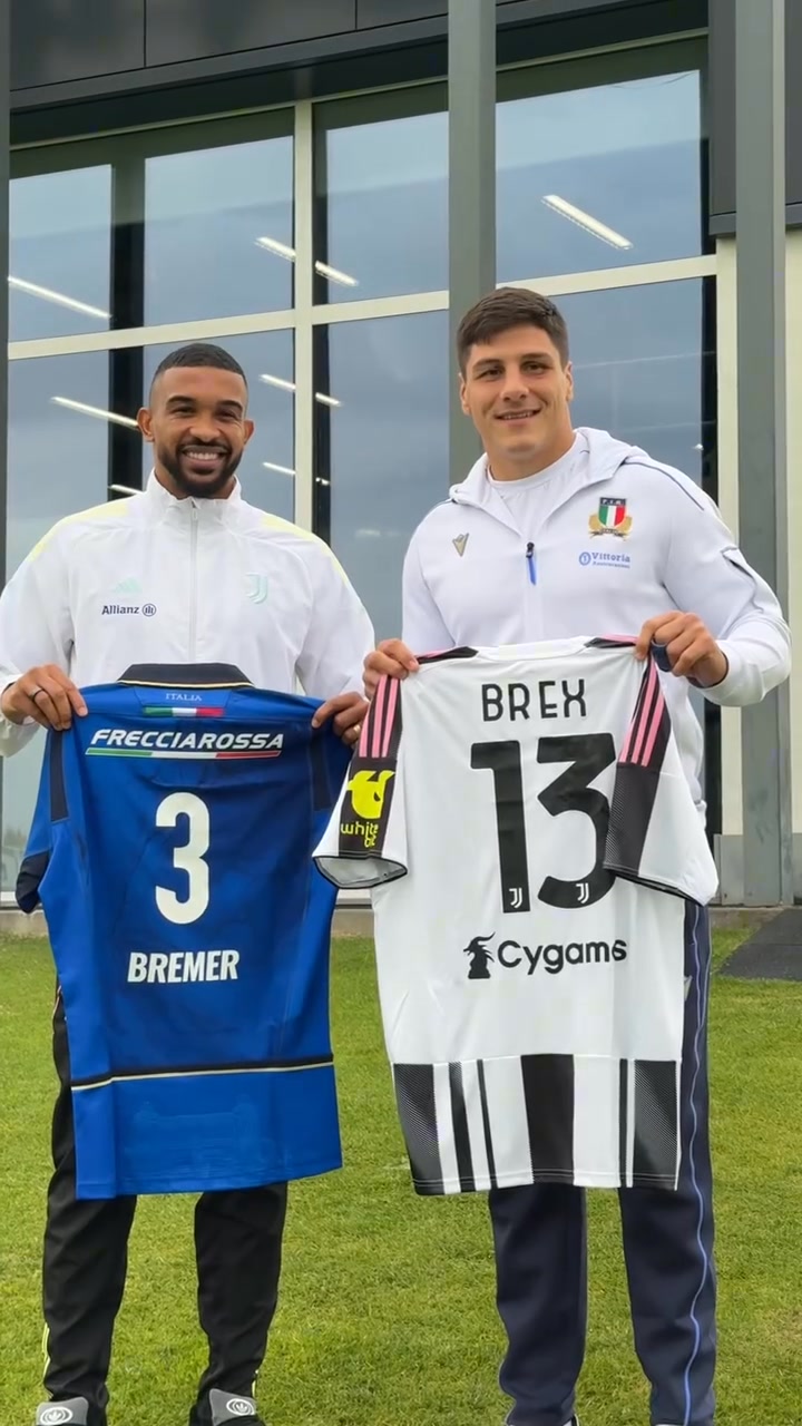 Oggi #Gleison Bremer ha dato il benvenuto alla nazionale italiana di ...