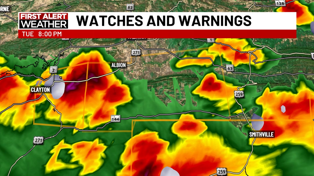 A Severe Thunderstorm Warning Has Been Issued For The Locations ...