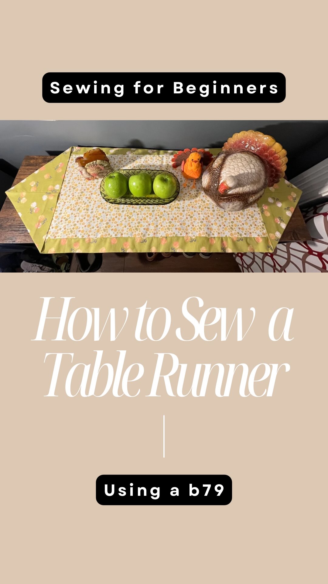 Straight seams, sharp points, and a polished finish. Table runners are ...