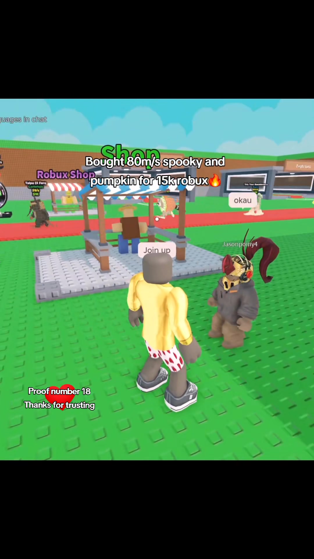Buying brainrots with robux ️#sab #fyp #stealabrainrot… | Gagshop ...