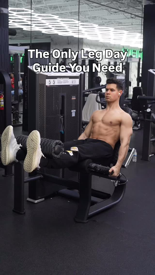 Full Leg Day Workout Guide ⬇️ Pick one exercise from each category 💪🏼 ...