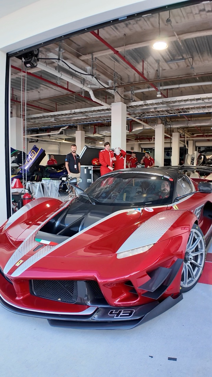 The Ferrari FXXK EVO makes its return to the paddock after an intense ...