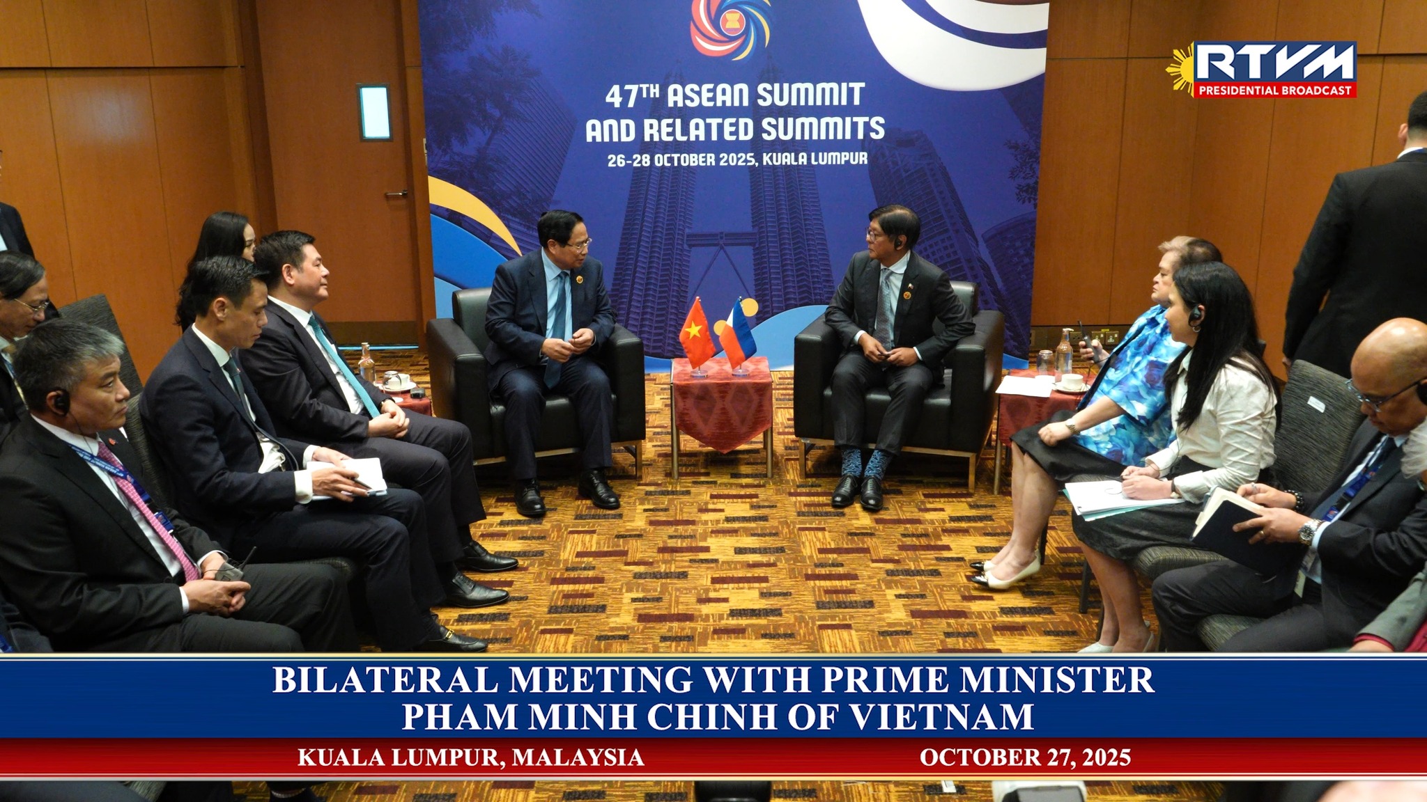 “The meetings of the President with the different ASEAN Countries went ...