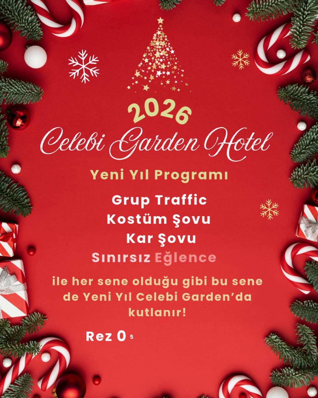 💫 Tam Kadro Grup Traffic, Kostüm ve Kar Şovu, Limitsiz Yemek ve İçecek