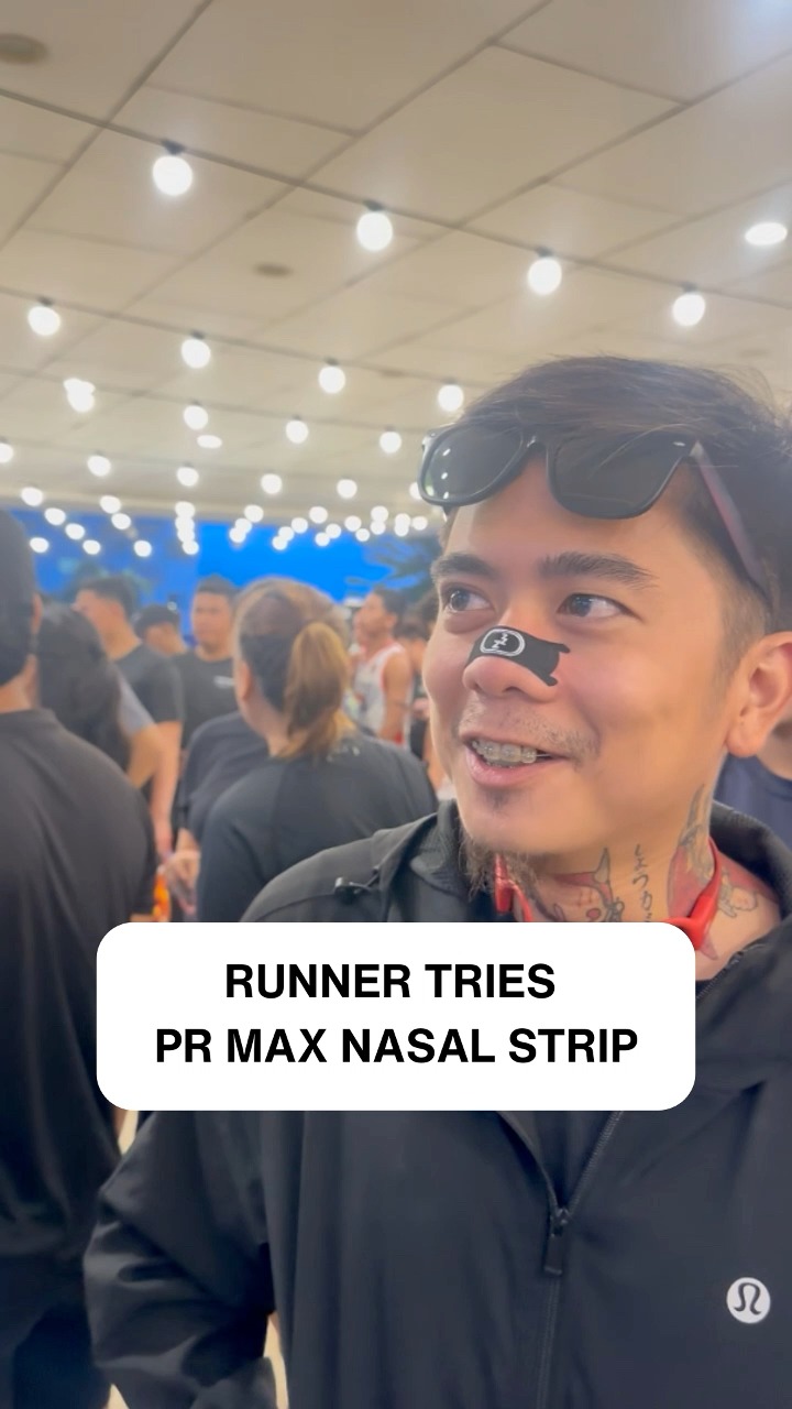 RUNNER TRIES PR MAX NASAL STRIP | PR Max Performance Nasal Strips ...