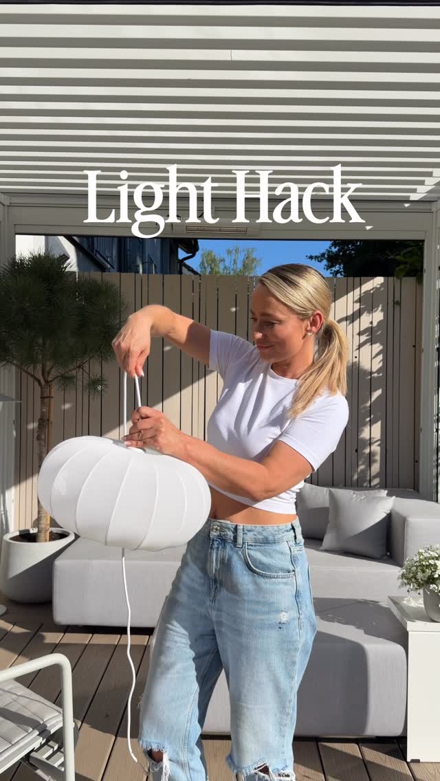 🤎Licht ohne Strom🤎, Vor Jahren hatte ich diese Idee mit einem Korb und einer Campinglampe gemacht und heute gibt es viel schönere Lösungen 🥰 diese aufladbare LED-Glühbirne lässt sich einfach in die