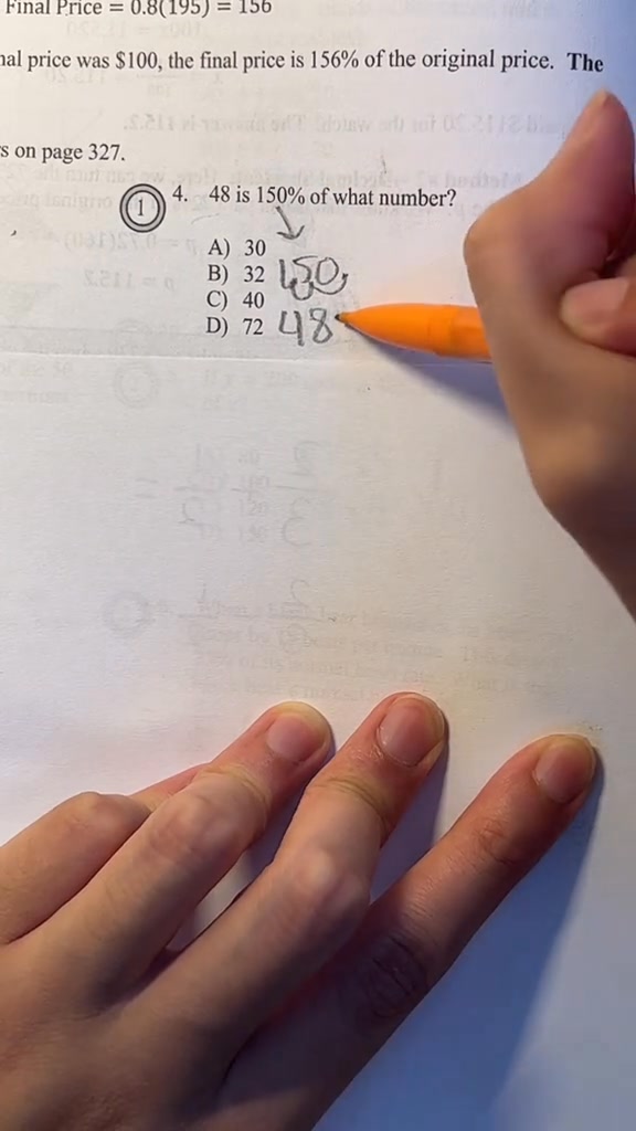 NOT TOO BAD! QUICK PERCENT MATH HACK 🧠 #BigBrain Not too bad! 📊🧠 Learn ...