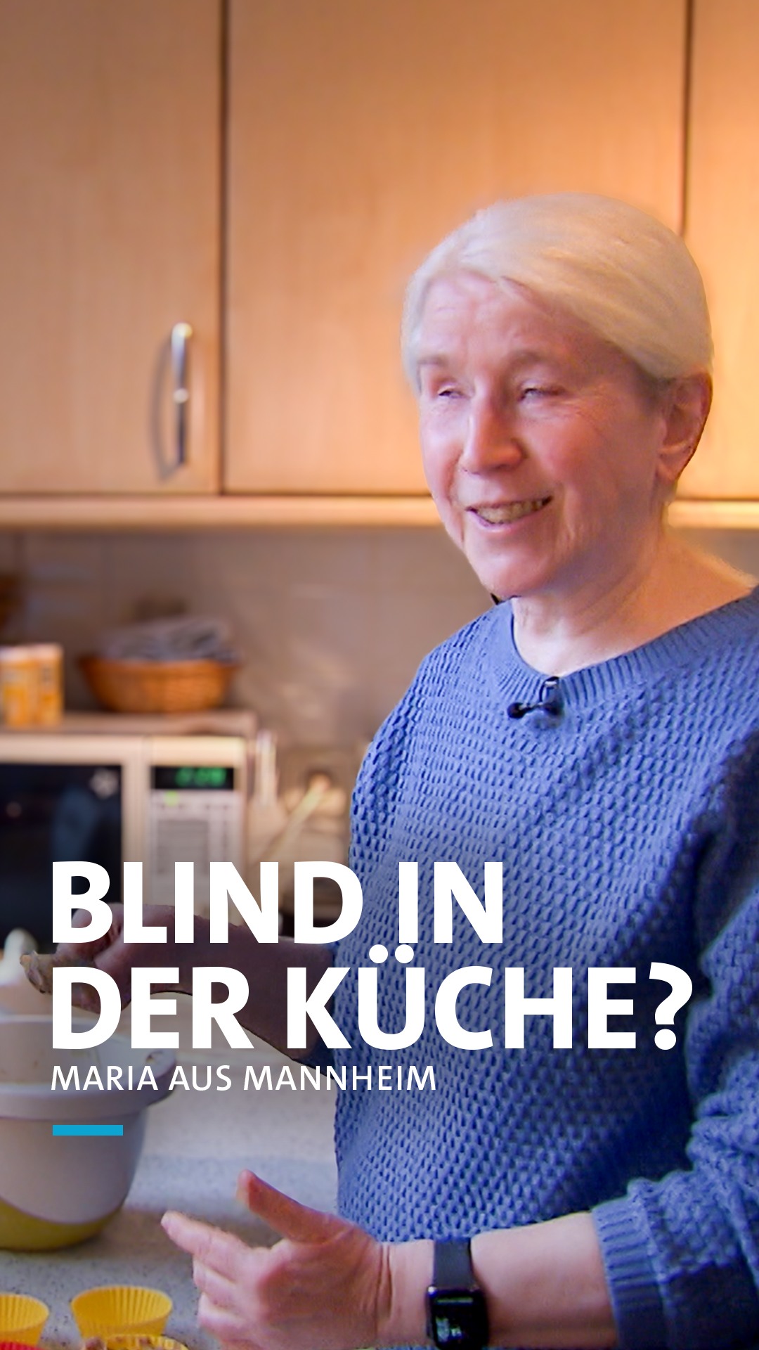 Maria hat lange gebraucht, ihr Erblinden zu akzeptieren. Mittlerweile hat sie sich zurückgekämpft und ist häufig in der Küche aufzufinden. Kochen klappt bei ihr nämlich auch ohne Augenlicht. Hut ab.💯