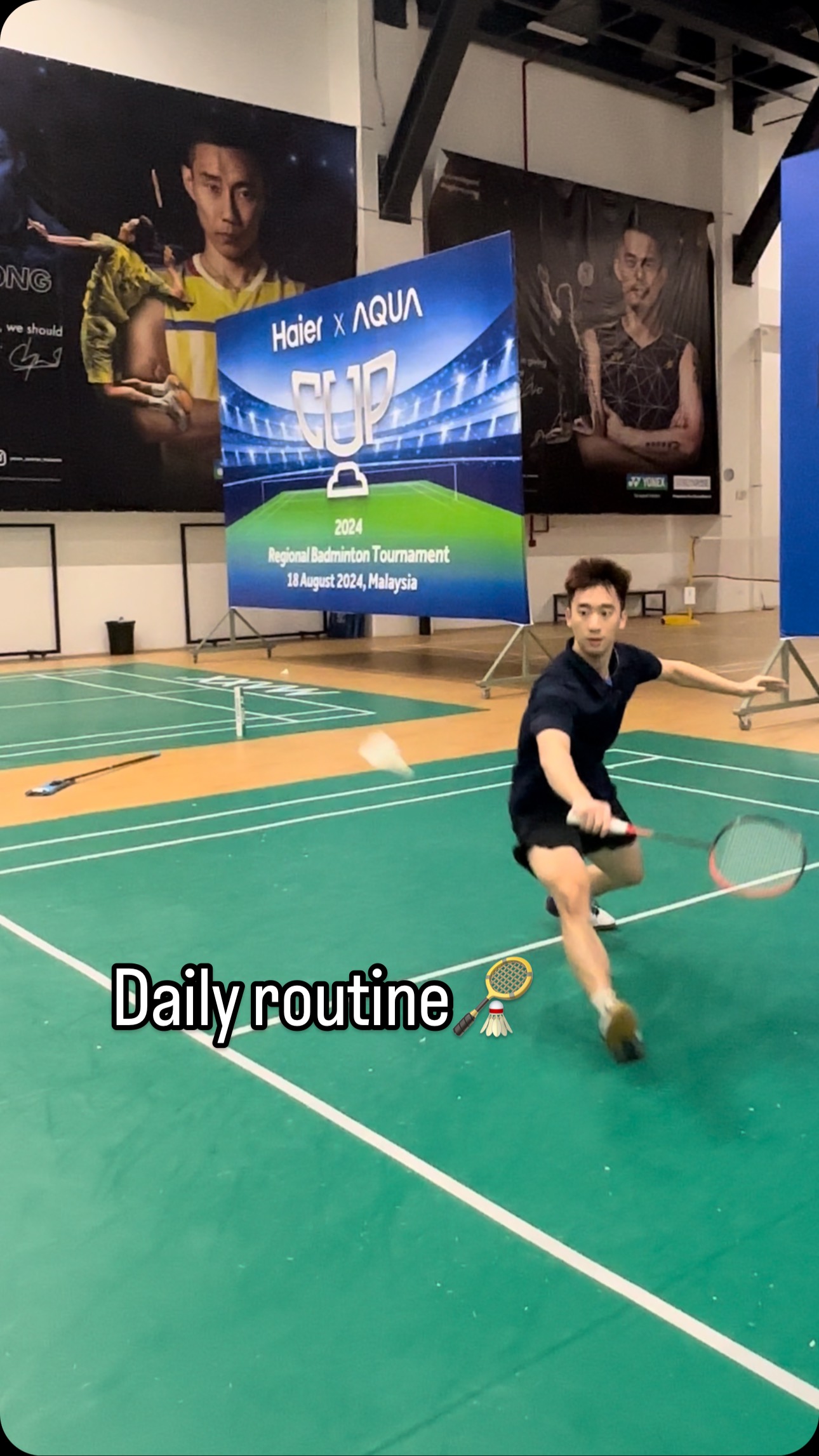 “Badminton player’s daily routine”🏸🔥 #badminton #badmintonplayer # ...