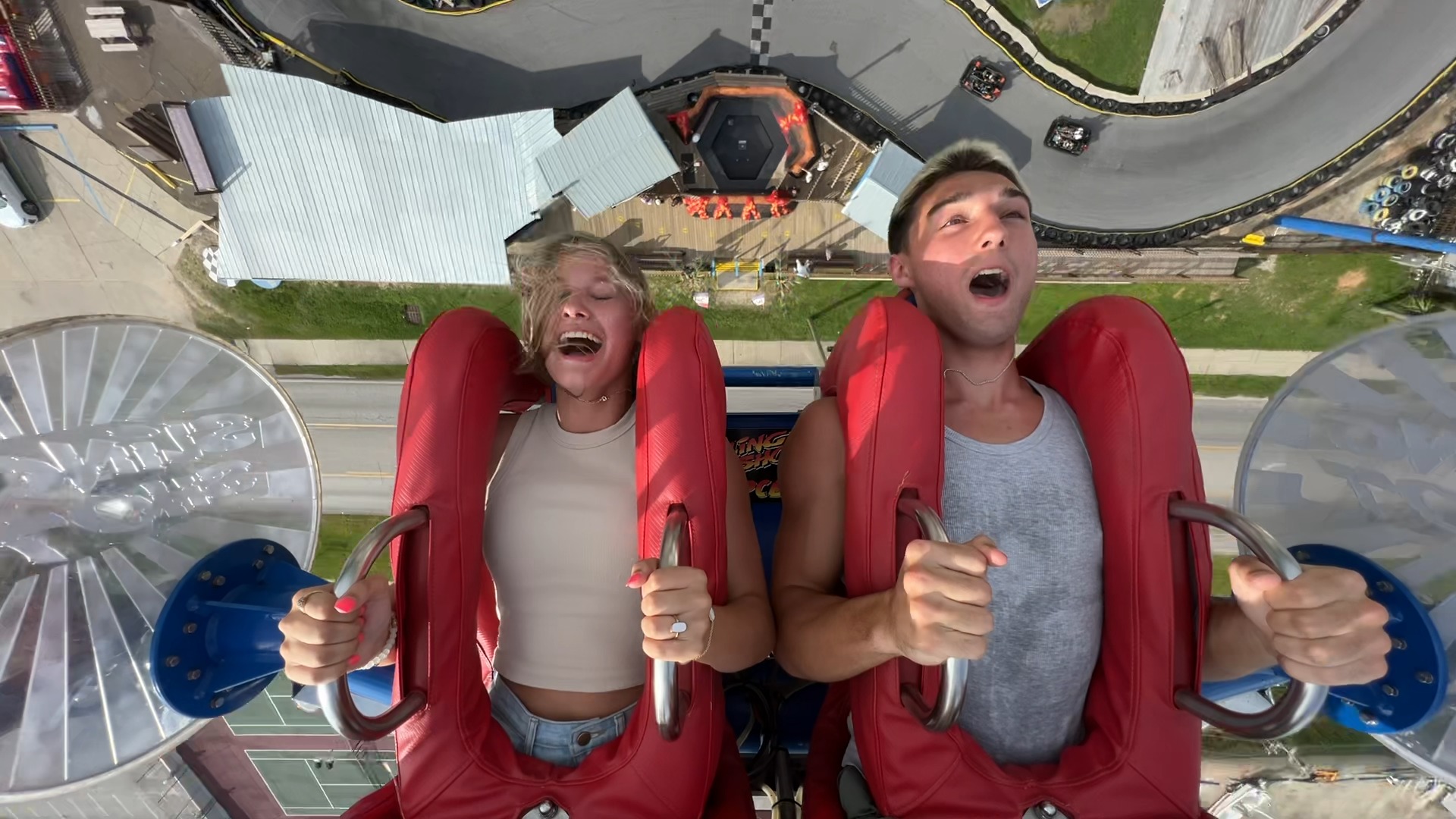 Aiden & Presley | Slingshot & Vomatron at Indy Speedway | Facebook