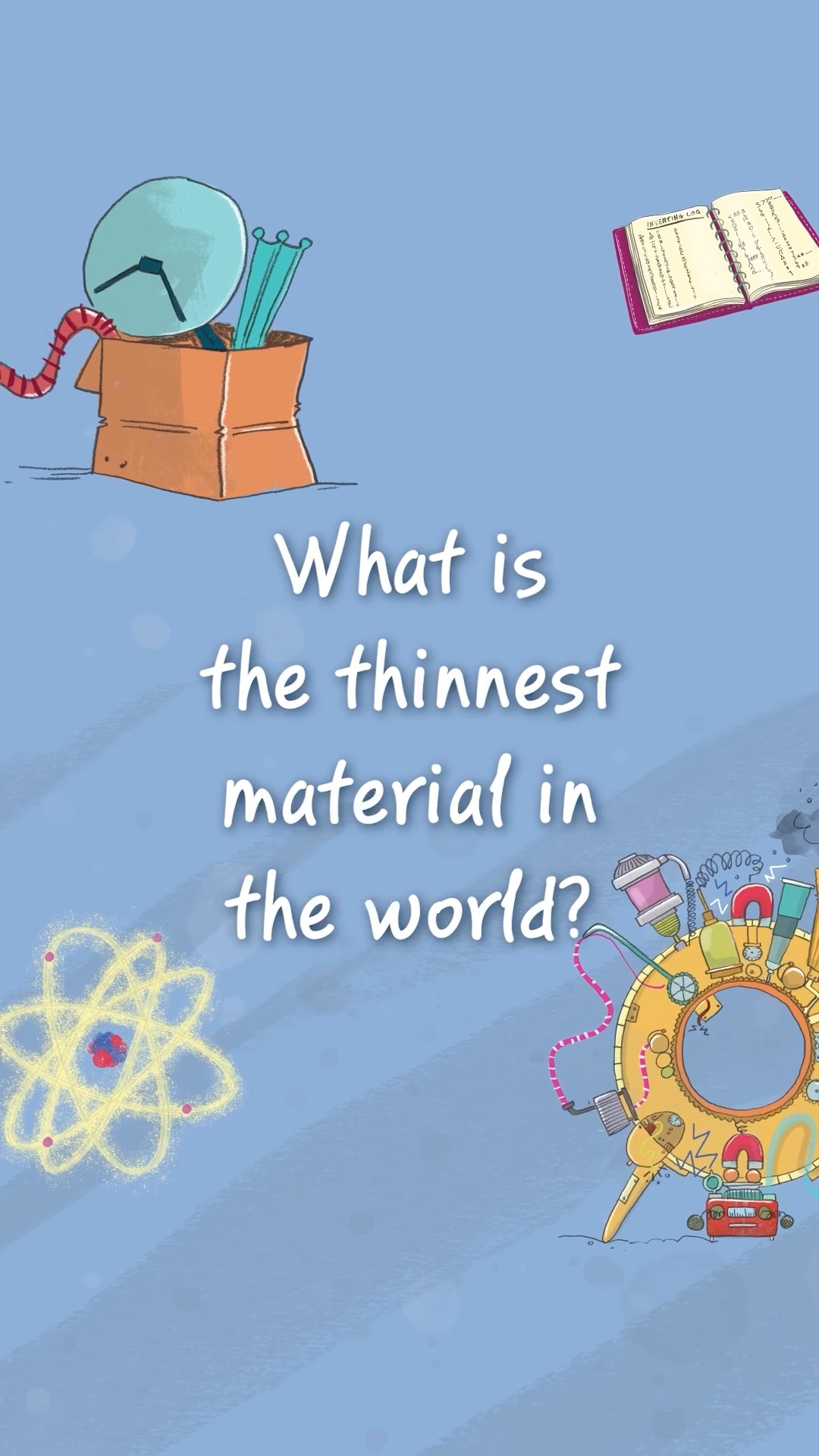 What’s the thinnest material in the world? 🤔 It’s graphene - a single ...