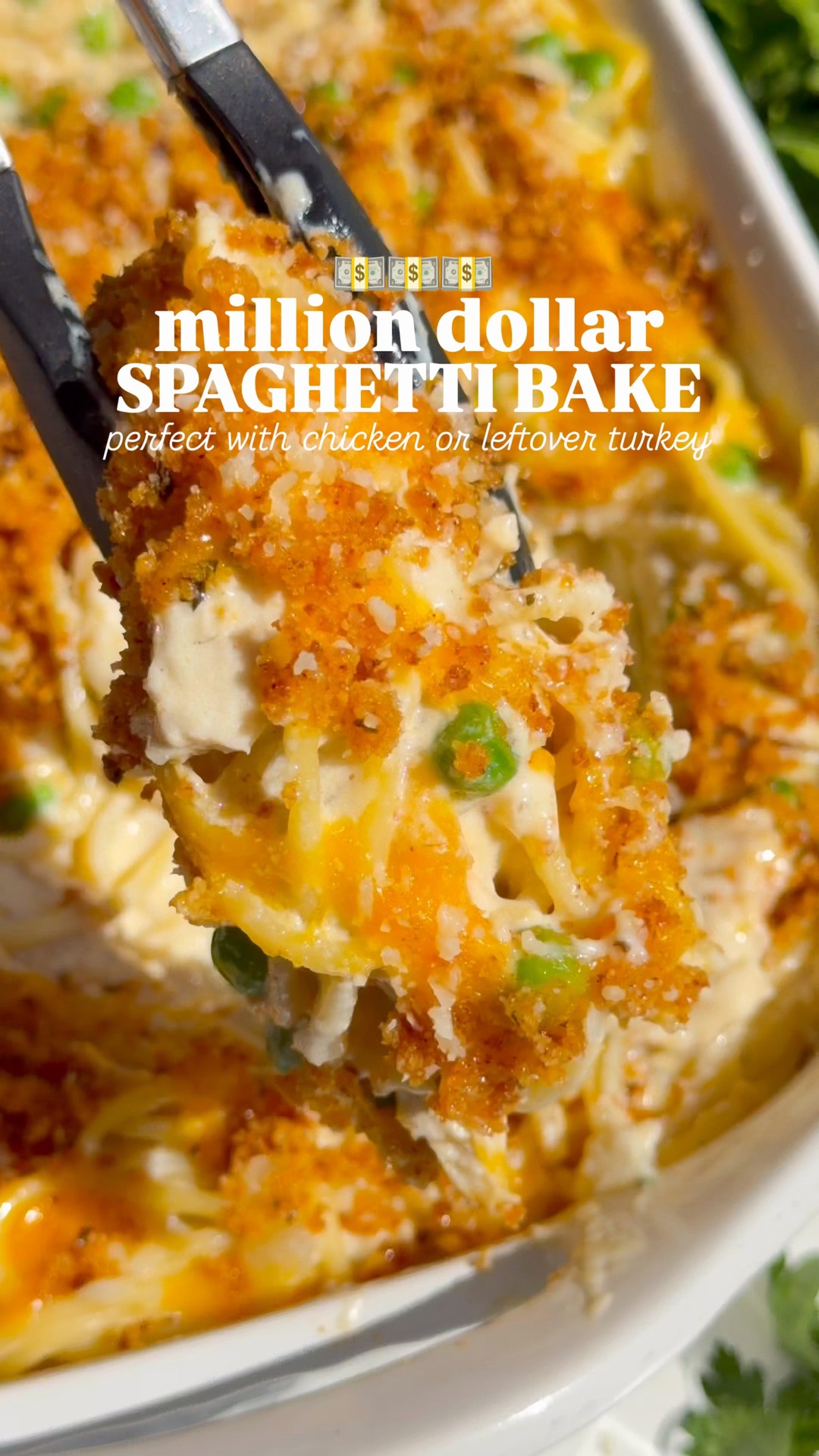 Drop EAT for the BEST chicken or turkey spaghetti casserole ever! 🤩 ...