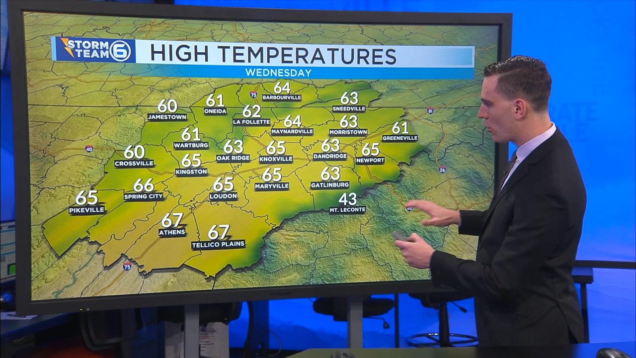 10/20 forecast update: Another cold front on the way! | Theo Cook WATE ...