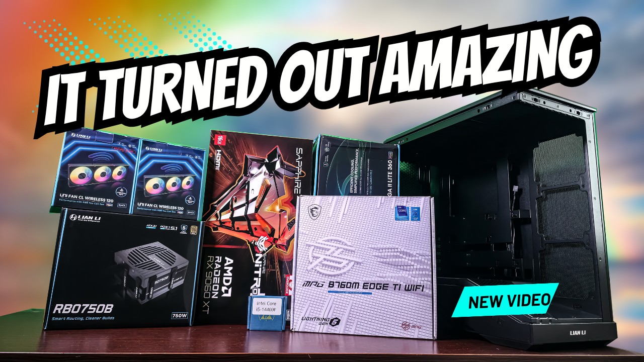 £1000 PC Build 2025 – My Cleanest PC Build Yet! #lianliunifan #LIANLI # ...