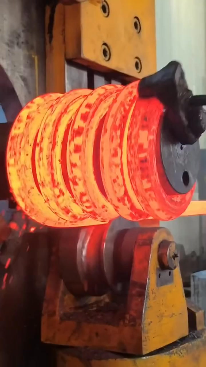 A very smooth spring making process #process #technology #manufacturing ...