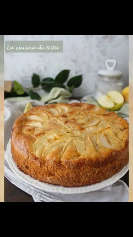 TORTA DI MELE DELLA NONNA alta e soffice 🍎🍎 🥣INGREDIENTI per una torta ...