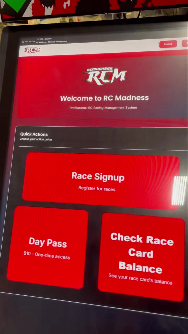 RC Madness - The new race kiosk is live! Pick up your Race... | Facebook