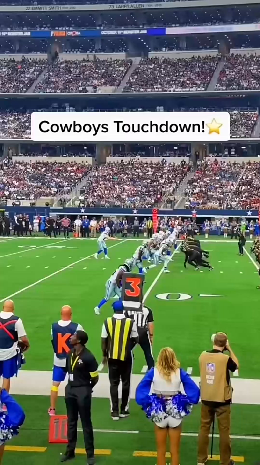 Cowboys Touchdown vs Commanders! #shorts | Sports Creator | Facebook