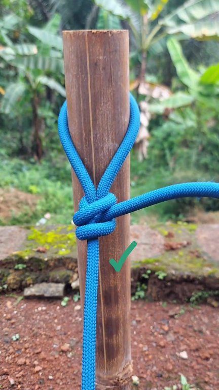 Strong and fast knot, easy to untie #BowlineKnot #KnotTying # ...