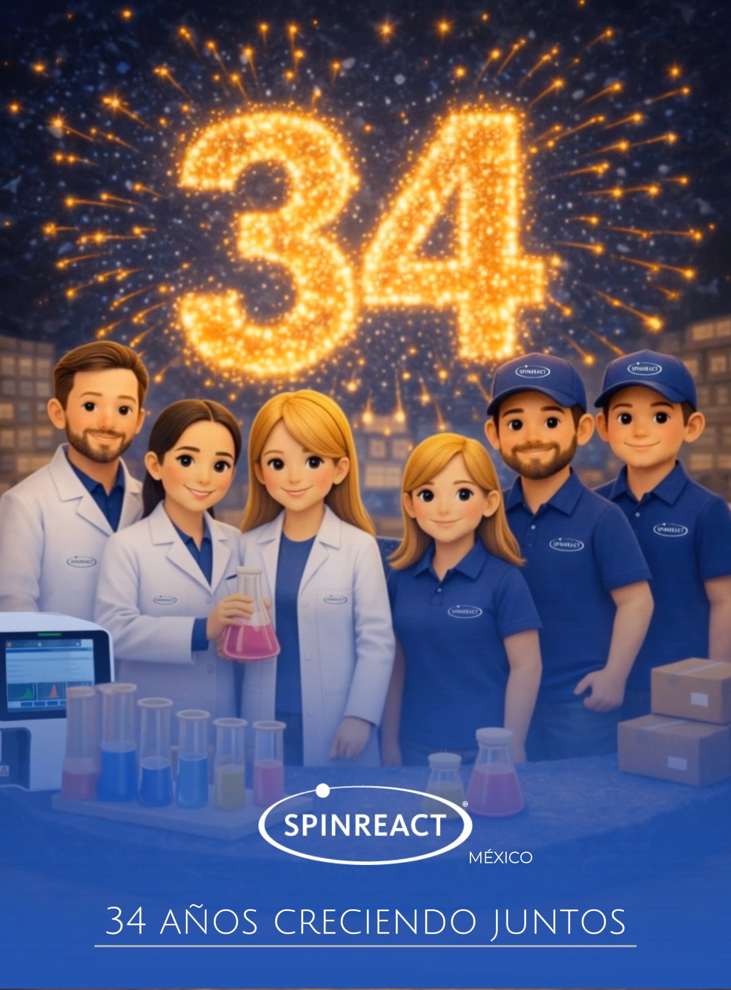 🎉Hace 34 años comenzó nuestro compromiso con la ciencia. Hoy celebramos ...