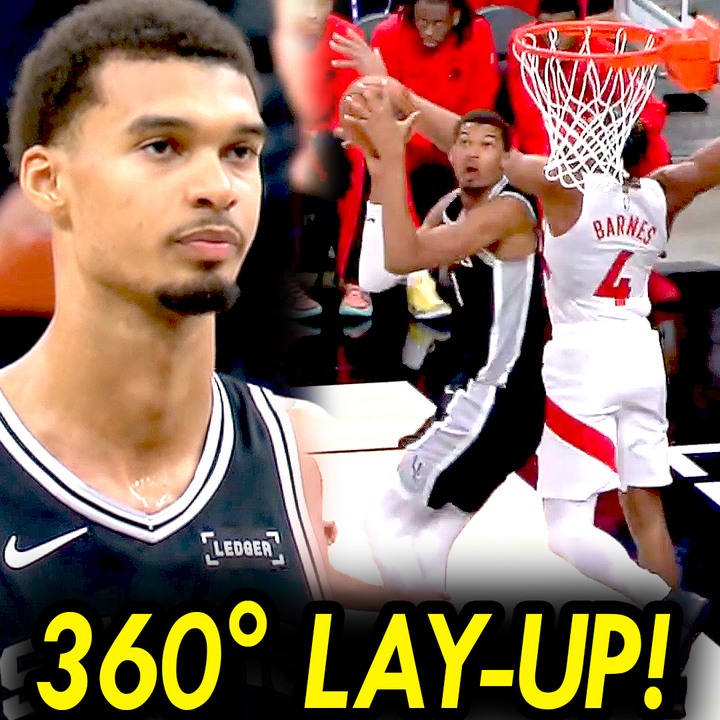 CRAZY 360° lay-up ni Wemby parang prime Jamal Crawford lang ang Handles ...