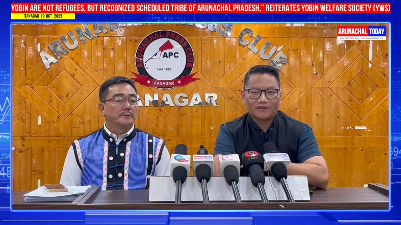 Yobin Are Not Refugees, But Recognized Scheduled Tribe Of Arunachal ...