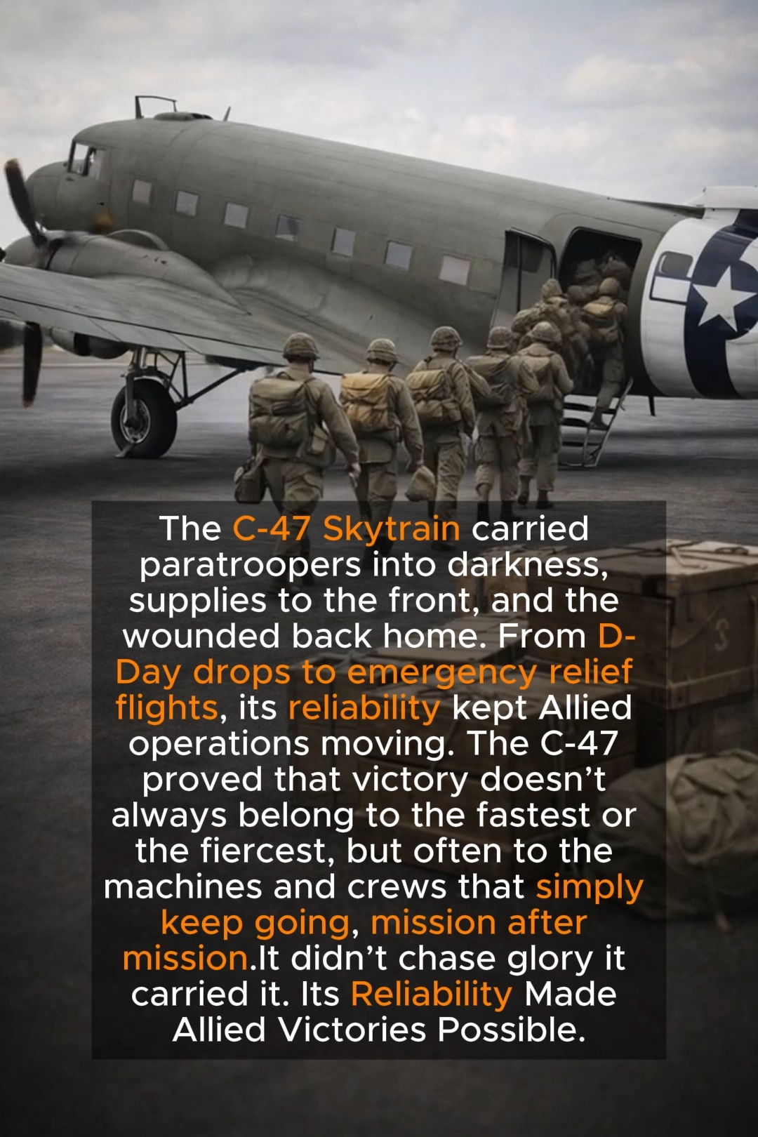 Sometimes the quietest machines carry the greatest burdens. #WWII #ww2 ...