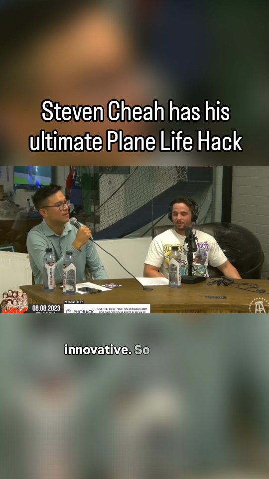 A must tune in for this Cheah Airplane lifehack did we think this was ...