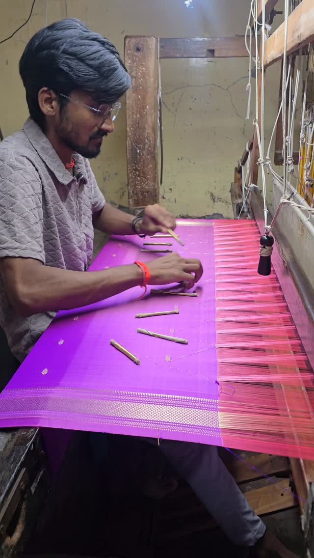 Making Saree | Paithani Wavers