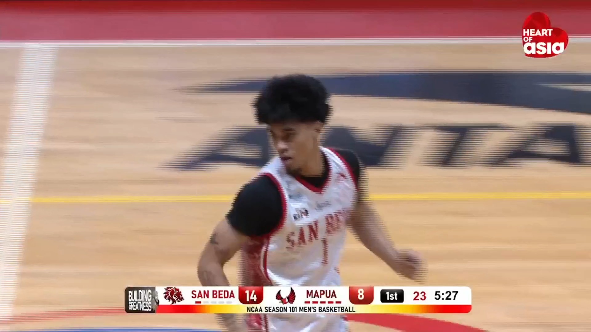 DO YOUR THING, JOMEL! 🦁 Jomel Puno provides points for San Beda with ...