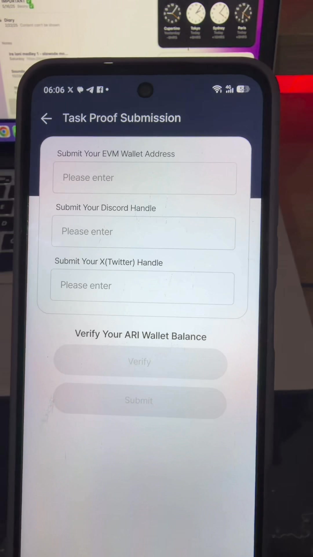 UPDATE - How to Complete ARI-Wallet “Submit Task Proof “ | SleekTru ...
