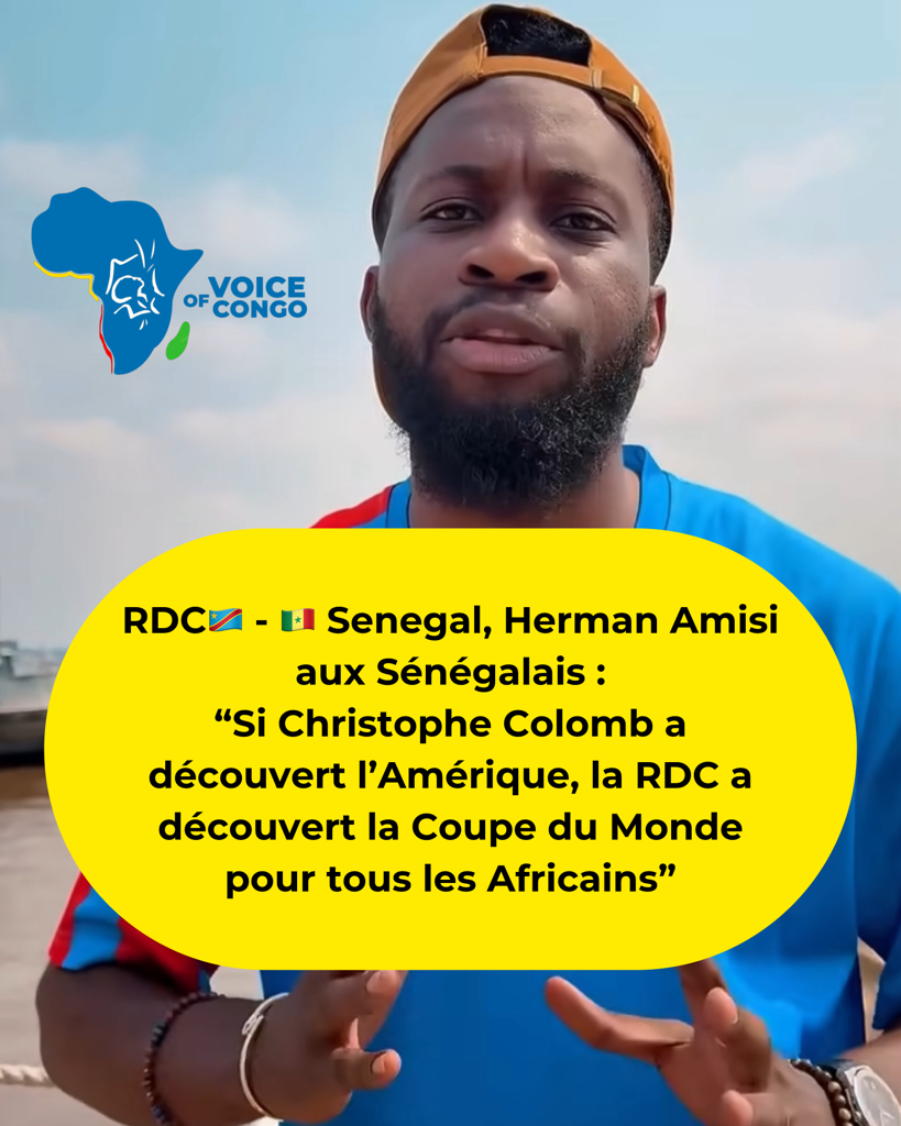 RDC🇨🇩 - 🇸🇳 Senegal, Herman Amisi aux Sénégalais: “Si Christophe Colomb ...