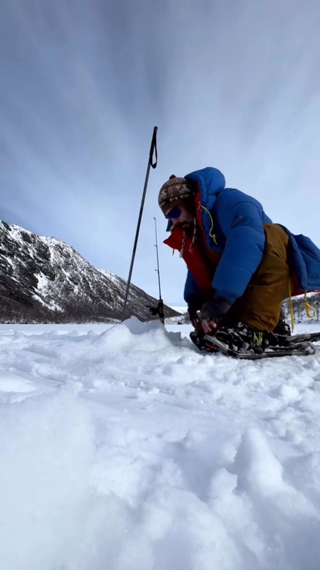 Godbit fra senvinteren! Ser skikkelig frem til isfiske! Ja det var ...